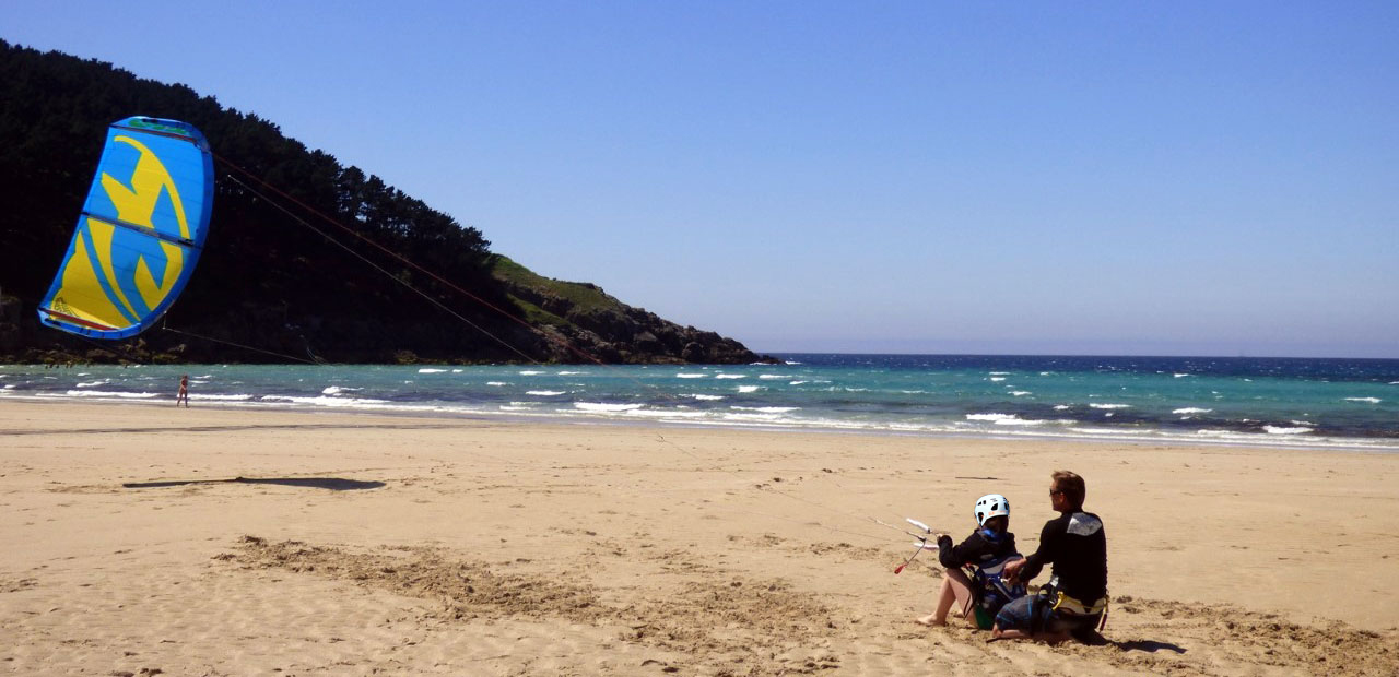 cours de kitesurf en galice