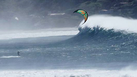 kitesurfing in Galicia