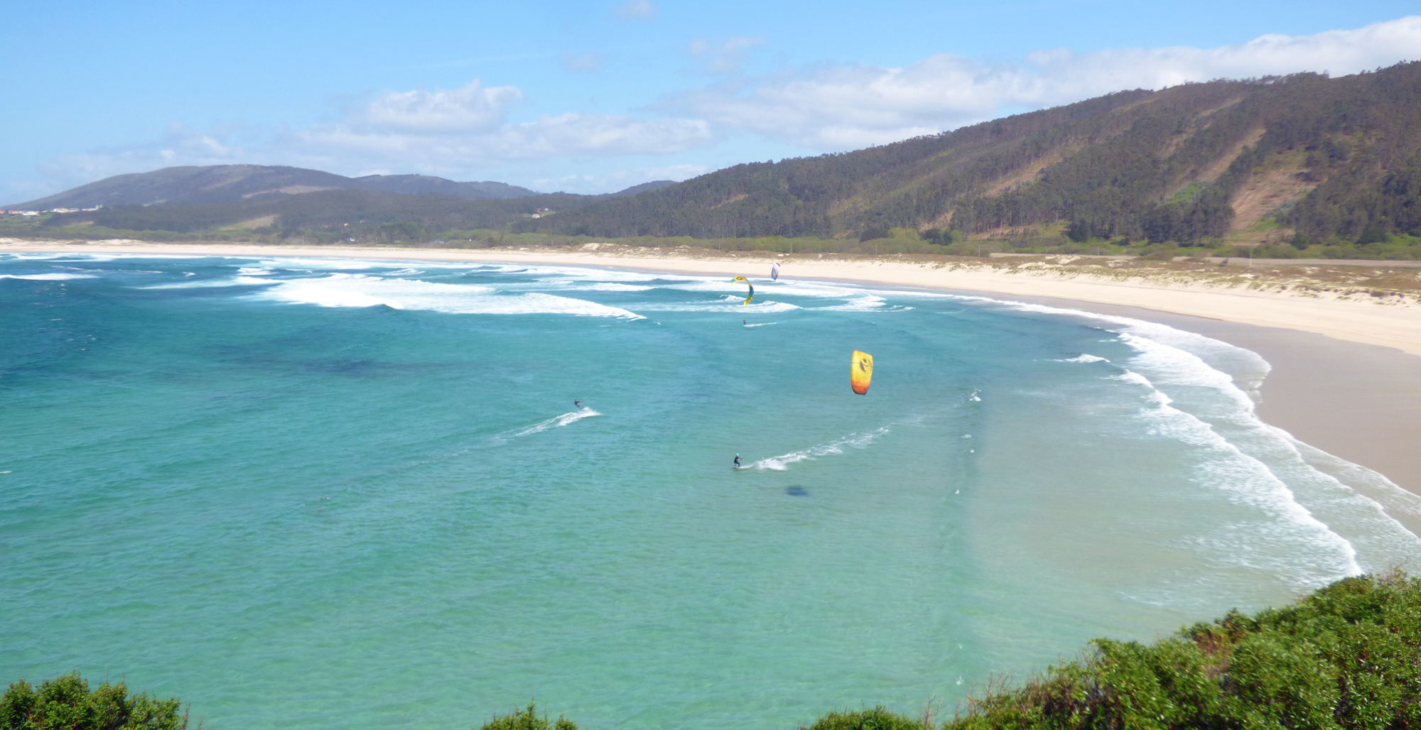 kitesurfing in galicia